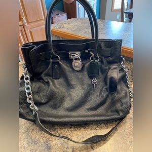 Michael Kors Black Leather Handbag